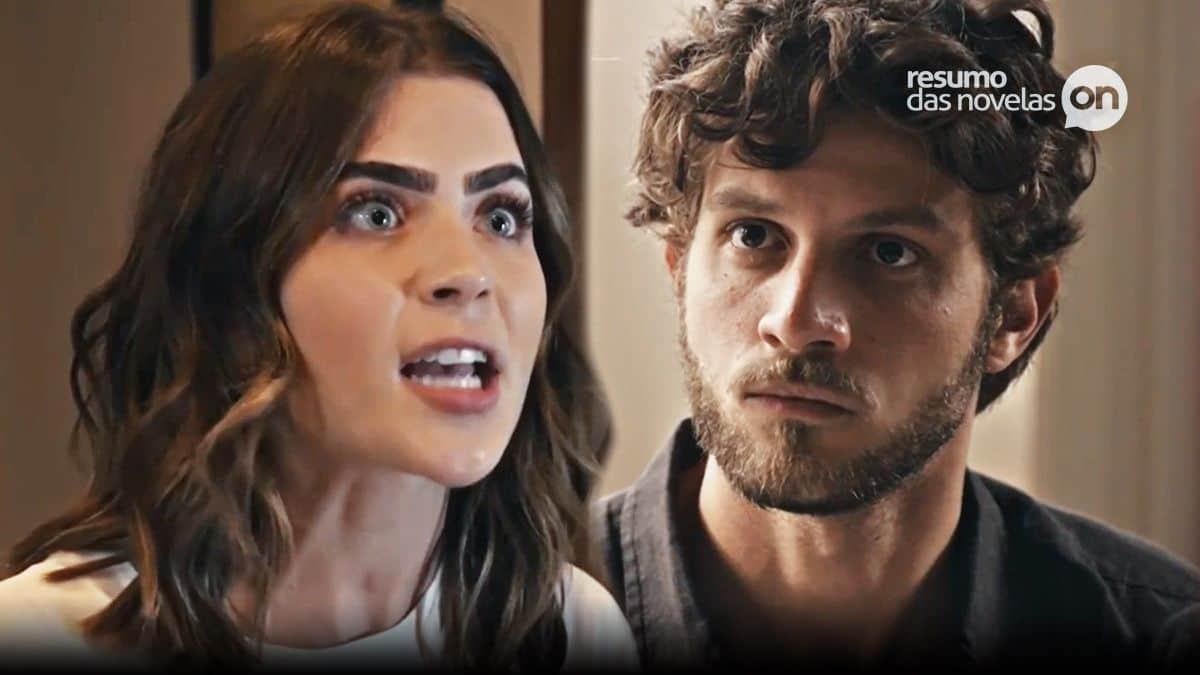 Chiara discute com Ari na novela Travessia