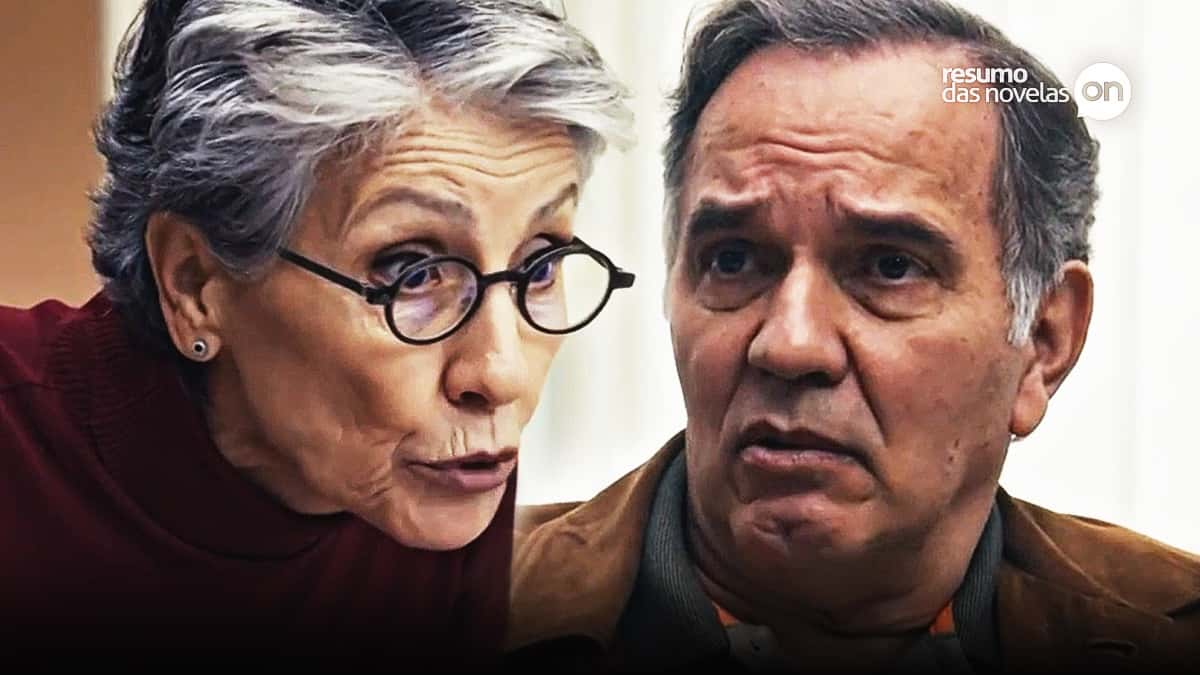 Cidália alerta Guerra do perigo na novela Travessia