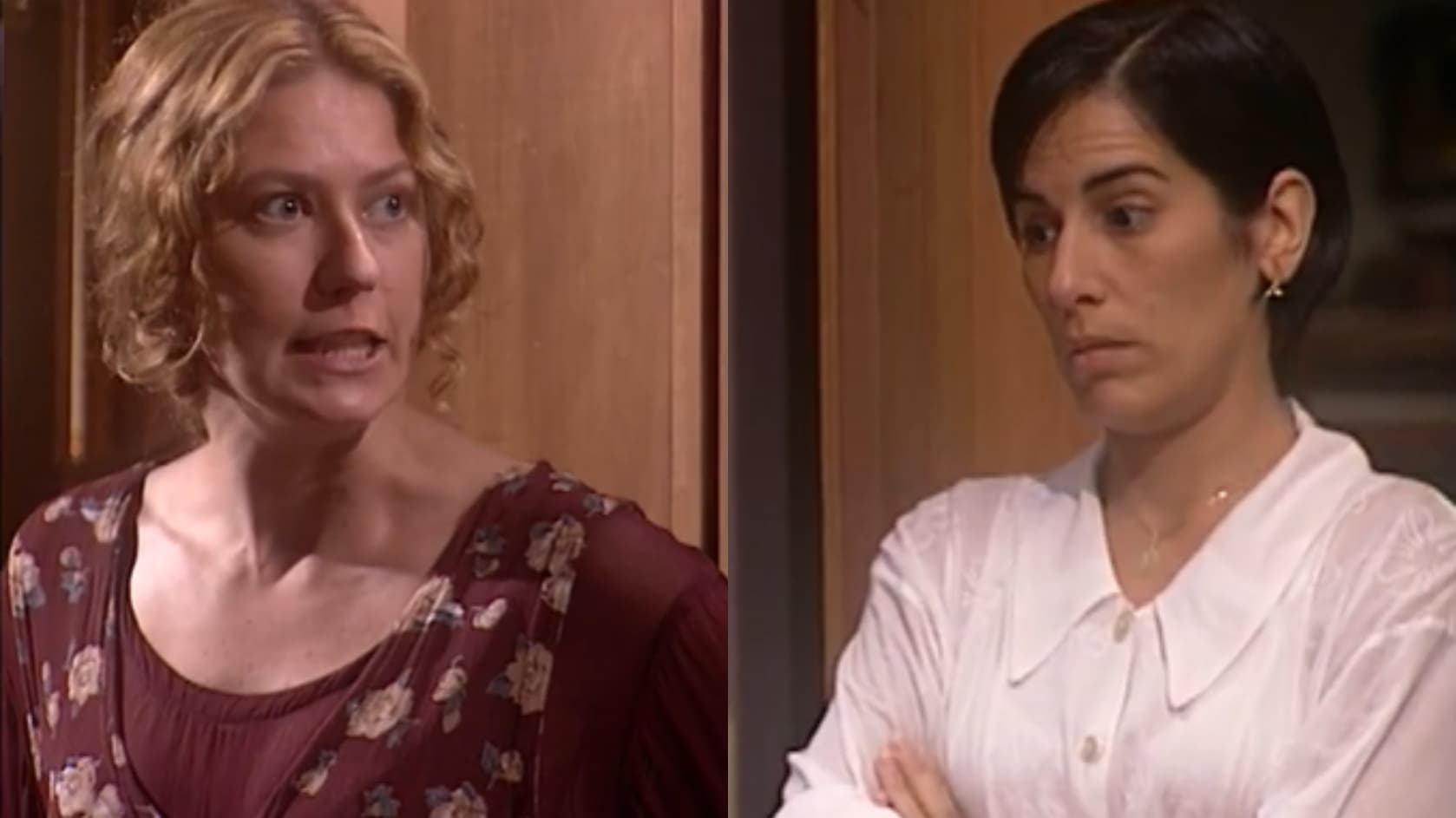 Rafaela revela a Geremias que viu Luana enterrar uma bala da arma que quase o matou, a loira explode e diz o que vai fazer: “corto a língua dela”