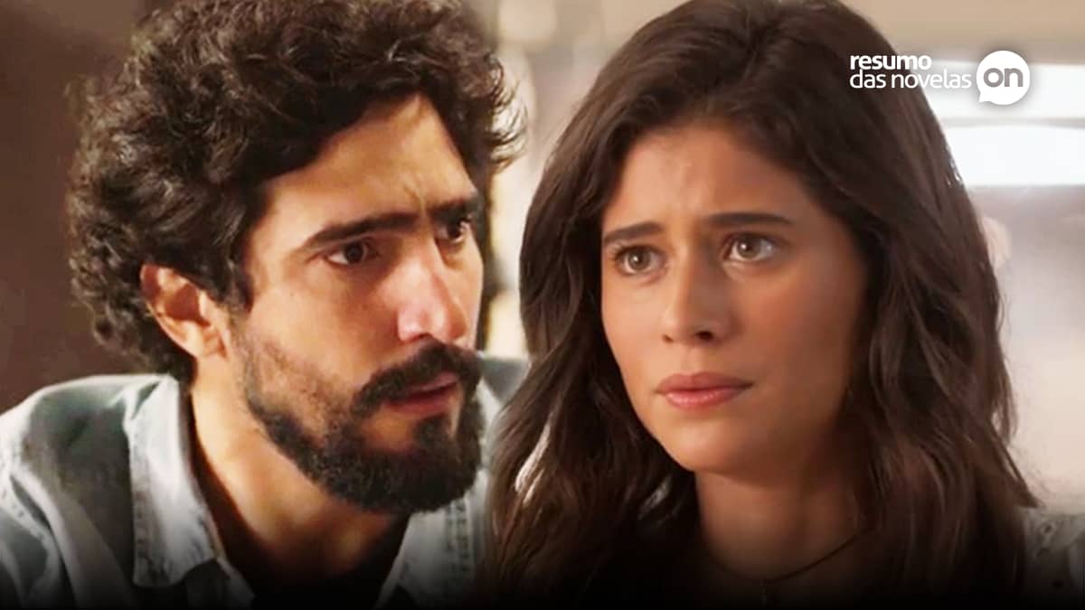 Tertulinho e Candoca em cena da novela Mar do Sertão