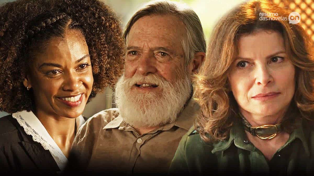 Dagmar, Tertúlio e Deodora em Mar do Sertão