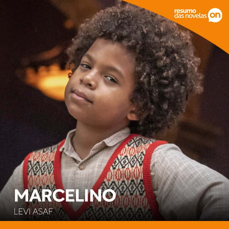 Marcelino, personagem de Levi Asaf, na novela Amor Perfeito