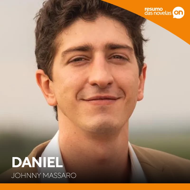 Daniel, personagem de Johnny Massaro, na novela Terra e Paixão