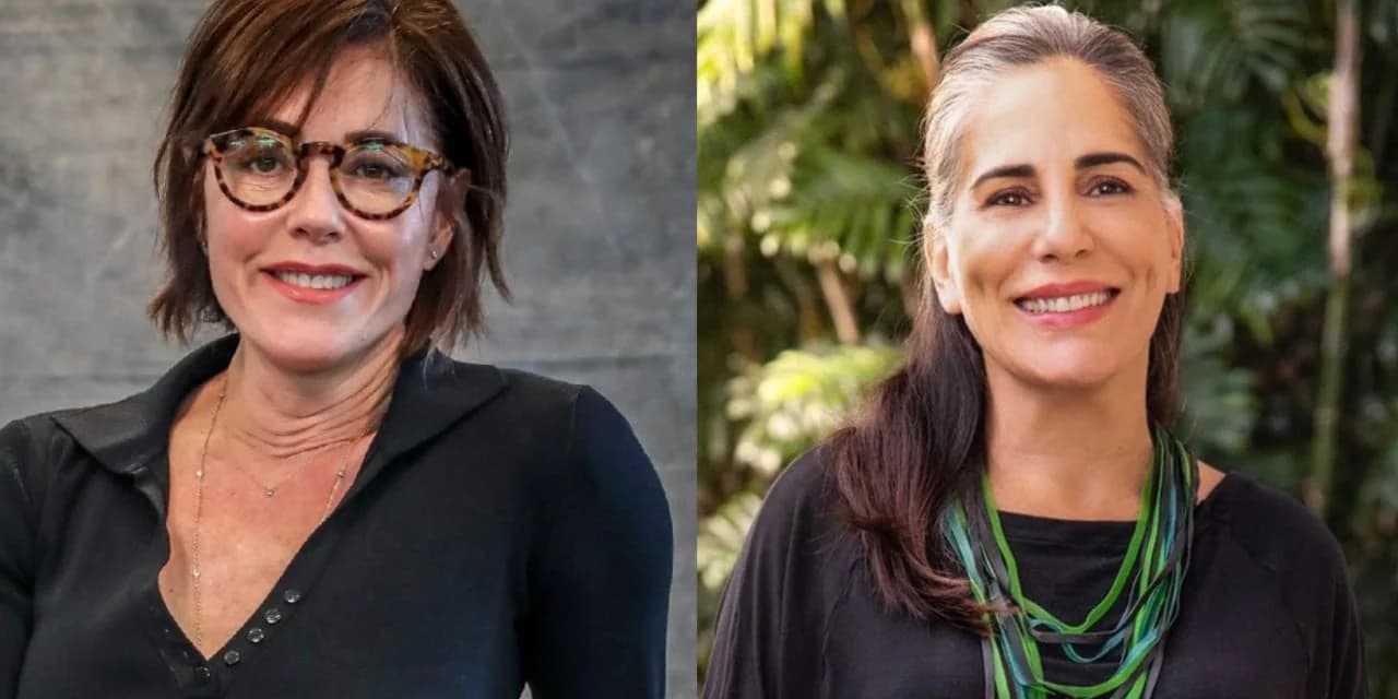 Christiane Torloni (à esquerda) e Glória Pires (à direita) protagonizaram Mulheres Apaixonadas e Mulheres de Areia, respectivamente