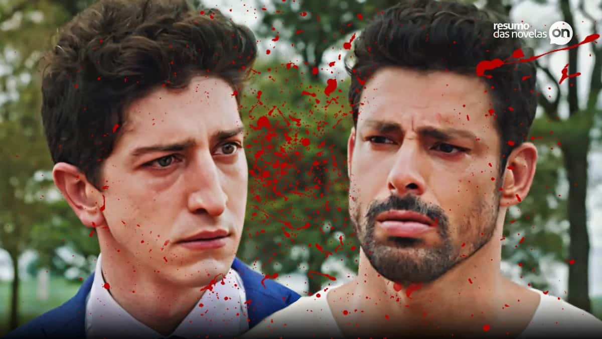 Daniel e Caio na novela Terra e Paixão