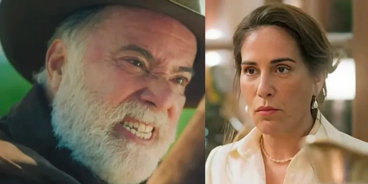 Antônio e Irene em Terra e Paixão (Foto: Reprodução / Globo)