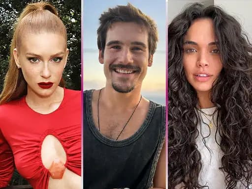 Na foto, Marina Ruy Barbosa, Nicolas Prattes e Giovana Cordeiro 