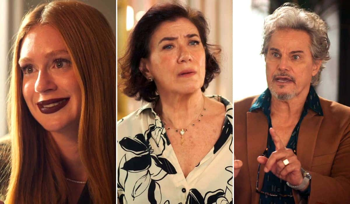 Preciosa, Bebel e Nero em cena da novela Fuzuê. (Foto: reprodução)