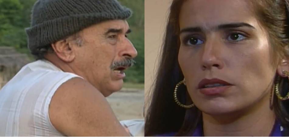 Floriano e Ruth em Mulheres de Areia. (Foto: reprodução)