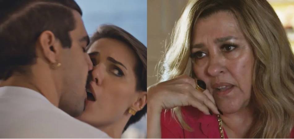 Pablo, Vanessa e Zoé em cena da novela Todas as Flores. (Foto: reprodução)