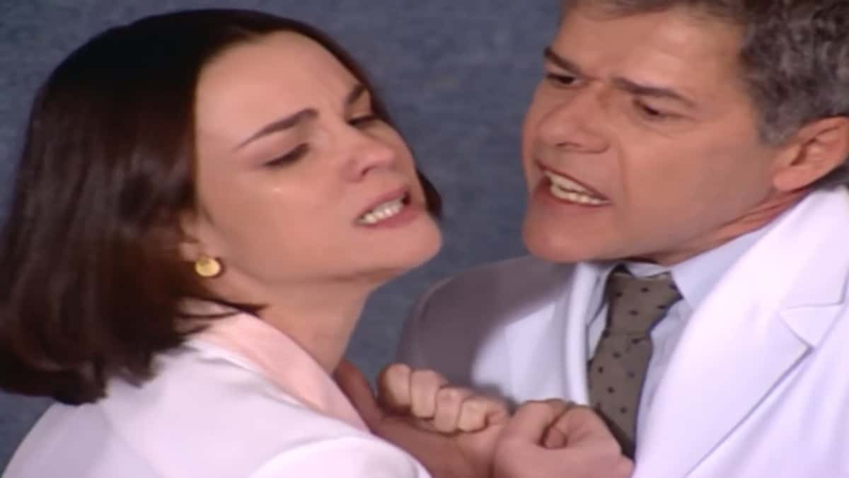 Laura e César em Mulheres Apaixonadas. (Foto: reprodução)