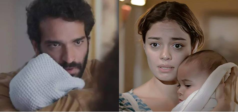 Rafael e Maíra em cena da novela Todas as Flores. (Foto: reprodução)