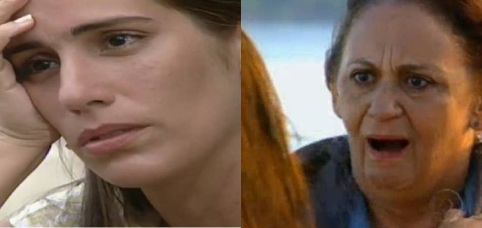 Raquel e Isaura em cena da novela Mulheres de Areia. (Foto: reprodução)