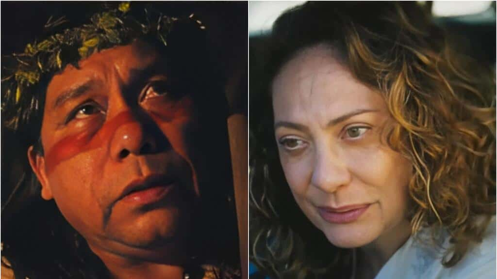 Jurecê e Agatha em Terra e Paixão. (Foto: reprodução)