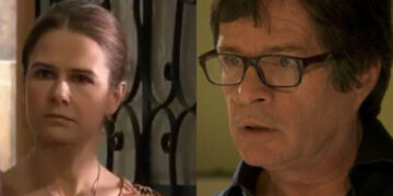 Abismo de Paixão: Betânia diz para Augusto que Elisa está se oferecendo para Paulo e Damião