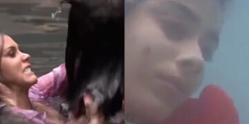 Assassinato em Abismo de Paixão! Kênia fala demais e Carmen decide matá-la afogada no lago