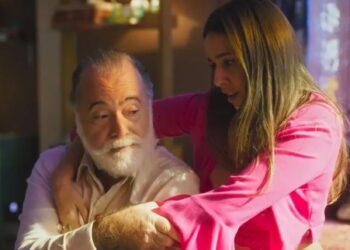 Terra e Paixão: Berenice aceita proposta de Antônio para revelar o paradeiro de Aline e ganha muito dinheiro em troca de informação: “pago uma bolada”