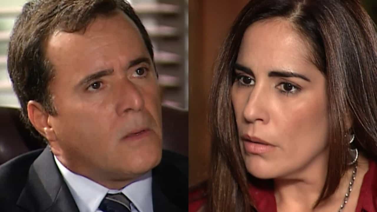 Lúcia vai peitar Antenor no escritório 