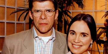 José Mayer e Regina Duarte em História de Amor. (Foto: reprodução)