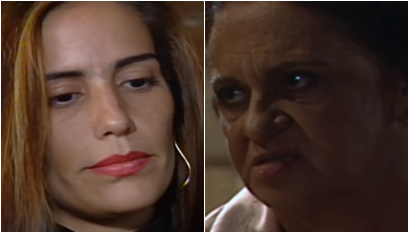 Isaura faz fofoca de Ruth para Raquel