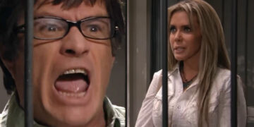 Abismo de Paixão: Carmen faz visita para Augusto na prisão e é expulsa: “Saia daqui!”