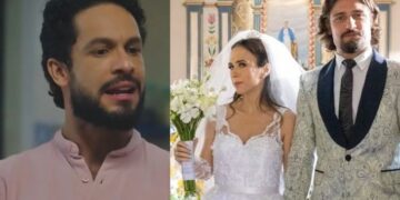 Luigi comparece ao casamento de Anely e Natercinho