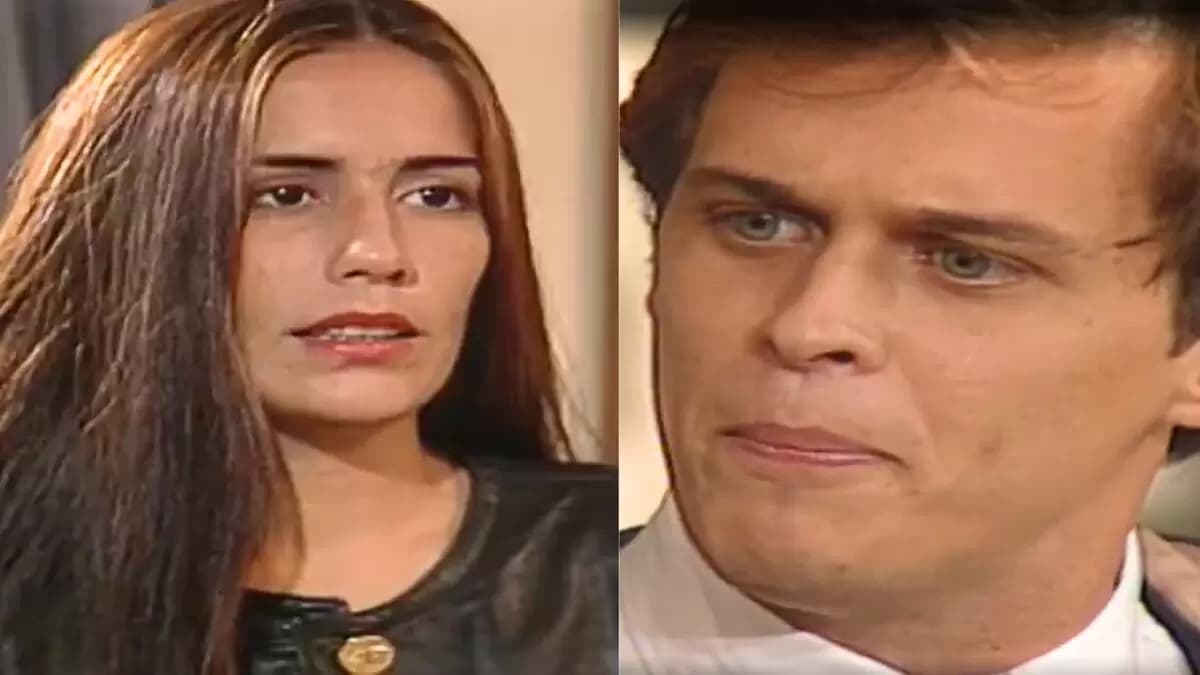 Ruth (Gloria Pires) e Marcos (Guilherme Fontes)