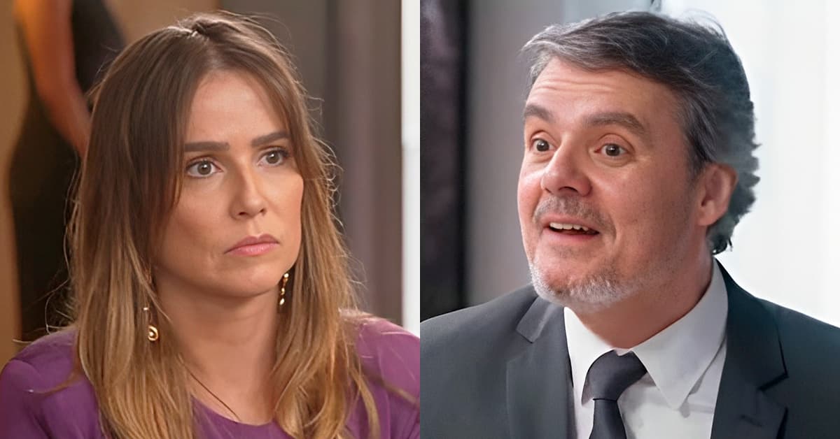 Lara e Roberto em Elas por Elas (Foto: Reprodução)