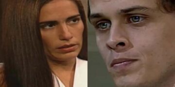 Ruth e Marcos em Mulheres de Areia. (Foto: reprodução)