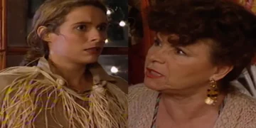 Tonia aparece tirando o disfarce de espantalho, Manuela flagra a cena e descobre que a jovem provocou a morte de Virgílio com a fantasia: “Ele já não andava bem”