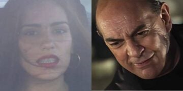 Raquel e Virgílio em Mulheres de Areia. (Foto: reprodução)