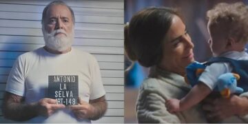 Antônio e Irene em Terra e Paixão. (Foto: reprodução)