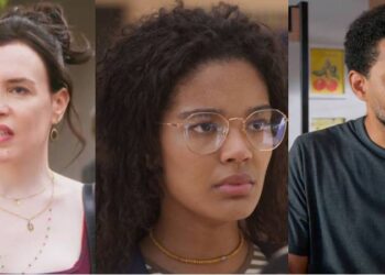 Renée, Vic e Wagner em Elas por Elas.