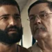 Zé Inocêncio encarando Belarmino, em cena da novela Renascer.