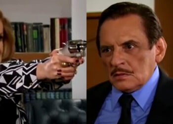 A Gata: Lorena surge armada para acerto de contas com Silencioso: “Você vai pro inferno”