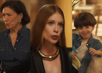 Bebel, Preciosa e Bernardo em Fuzuê. (Foto: reprodução)