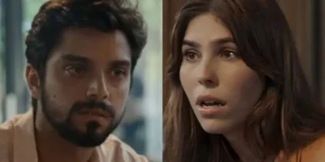 José Venâncio (à esquerda) e Buba (à direita) em Renascer.