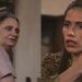Isaura e Raquel em Mulheres de Areia. (Foto: reprodução)