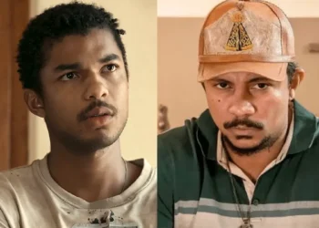 João Pedro (à esquerda) e Damião (à direita) em Renascer.