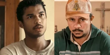 João Pedro (à esquerda) e Damião (à direita) em Renascer.