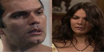 Alaor e Luzia em Mulheres de Areia. (Foto: reprodução)