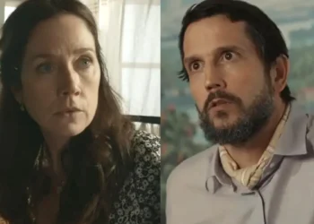Dona Patroa (à esquerda) e Egídio (à direita) em Renascer.