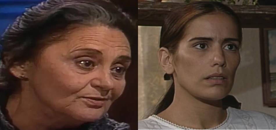 Isaura e Ruth em Mulheres de Areia. (Foto: reprodução)