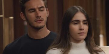 Giovanni e Cris em Elas por Elas. (Foto: reprodução)