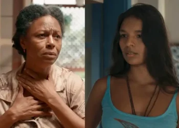 Inácia (à esquerda) e Ritinha (à direita) em Renascer.