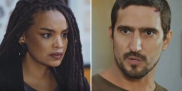 Paulina (Lucy Ramos) e Tom (Renato Góes)