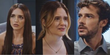 Jéssica, Electra e Luca em Família é Tudo. (Foto: reprodução)