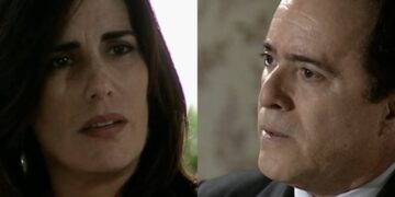 Lúcia e Antenor em Paraíso Tropical. (Foto: reprodução)