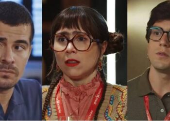 Júpiter, Lupita e Guto em Família é Tudo. (Foto: reprodução)