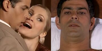 Rafael vê Cristina e Ivan se beijando